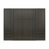 Signature Sleep Paramount Queen Murphy Bed Bundle with 2 Armoire Side Cabinets - Espresso - Queen