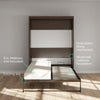 Signature Sleep Full Wall Bed - Gray Oak