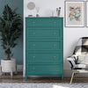 Monticello Tall 5 Drawer Dresser - Emerald Green