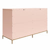 Effie 6-Drawer Dresser - Pale Pink