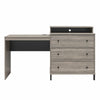 Novogratz Kalissa Dresser/Desk Combo with Wireless Charger - Gray Oak