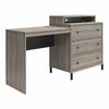 Novogratz Kalissa Dresser/Desk Combo with Wireless Charger - Gray Oak