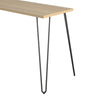 Haven L Desk with Riser, Natural - Natural