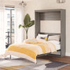 Signature Sleep Paramount Full Murphy Bed - Gray Oak - Full