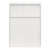 Signature Sleep Paramount Full Murphy Bed Bundle with 2 Open Storage Side Cabinets - Ivory Oak - Full