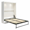 Signature Sleep Impressions Queen Murphy Bed with Gallery Shelf & Touch Sensor LED Lighting, - White - Queen