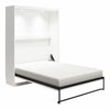 Signature Sleep Impressions Full Murphy Bed with Gallery Shelf & Touch Sensor LED Lighting - White - Full