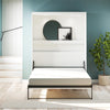 Signature Sleep Impressions Full Murphy Bed with Gallery Shelf & Touch Sensor LED Lighting - White - Full