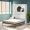 Signature Sleep Impressions Full Murphy Bed with Gallery Shelf & Touch Sensor LED Lighting - White - Full