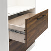 Signature Sleep Pinnacle Queen Murphy Bed Bundle with 2 Side Cabinets & Touch Sensor LED Lighting - Columbia Walnut - Queen