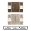 Signature Sleep Pinnacle Queen Murphy Bed Bundle with 2 Side Cabinets & Touch Sensor LED Lighting - Columbia Walnut - Queen