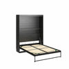 Novogratz Her Majesty Queen Murphy Bed - Black Oak - Queen