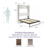 Signature Sleep Pinnacle Full Murphy Bed - Ironwood - Full