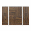 Signature Sleep Pinnacle Full Murphy Bed Bundle with 2 Wardrobe Side Cabinets - Columbia Walnut - Full