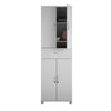 Lory Storage Cabinet with Drawer, Dove Gray - Dove Gray