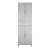 Lory Storage Cabinet with Drawer, Dove Gray - Dove Gray