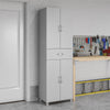 Lory Storage Cabinet with Drawer, Dove Gray - Dove Gray