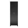 Lory 24" Utility Storage Cabinet, Black - Black