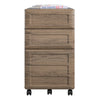 Pursuit Mobile File Cabinet, Rustic Oak - Rustic Oak