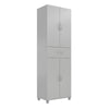 Lory Storage Cabinet with Drawer, Dove Gray - Dove Gray