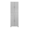 Lory Storage Cabinet with Drawer, Dove Gray - Dove Gray