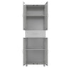 Lory Storage Cabinet with Drawer, Dove Gray - Dove Gray