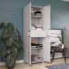 Lory Storage Cabinet with Drawer, Dove Gray - Dove Gray