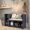 Tyler Storage Bench and Coat Rack, Navy - Navy