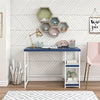 Sofia Kids Desk with Reversible Shelves, Navy - Navy