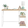 Sofia Kids Desk with Reversible Shelves, Blonde Oak - Blonde Oak