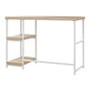 Sofia Kids Desk with Reversible Shelves, Blonde Oak - Blonde Oak