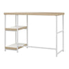 Sofia Kids Desk with Reversible Shelves, Blonde Oak - Blonde Oak