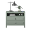 Her Majesty 2 Drawer Nightstand, Pale Green - Pale Green