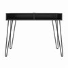 Owen Computer Desk with Storage, Black - Black