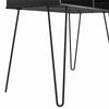 Owen Computer Desk with Storage, Black - Black