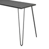 Haven L Desk with Riser, Black Oak - Black Oak