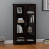 Quinton Point Bookcase with Glass Doors, Espresso - Espresso