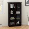 Quinton Point Bookcase with Glass Doors, Espresso - Espresso