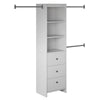 Beckett Closet Storage Organizer, Dove Gray - Dove Gray