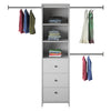 Beckett Closet Storage Organizer, Dove Gray - Dove Gray