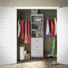 Beckett Closet Storage Organizer, Dove Gray - Dove Gray