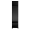 Lory 18" Wide Mudroom Cabinet, Black - Black