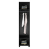 Lory 18" Wide Mudroom Cabinet, Black - Black