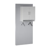 Lory 2 Door Wall Cabinet with Hanging Rod, Dove Gray - Dove Gray