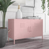 Cache 2 Door Metal Locker Accent Cabinet - Bashful