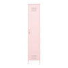 Cache 1-Door Tall Single Metal Locker Style Storage Cabinet, Bashful Pink - Bashful