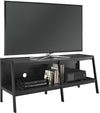 Lawrence Ladder TV Stand for TVs up to 60", Black - Black - N/A