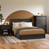 Rolling Ridge Full Platform Bed - Black Oak