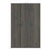 3 Door Wardrobe, Weathered Oak - Weathered Oak - N/A